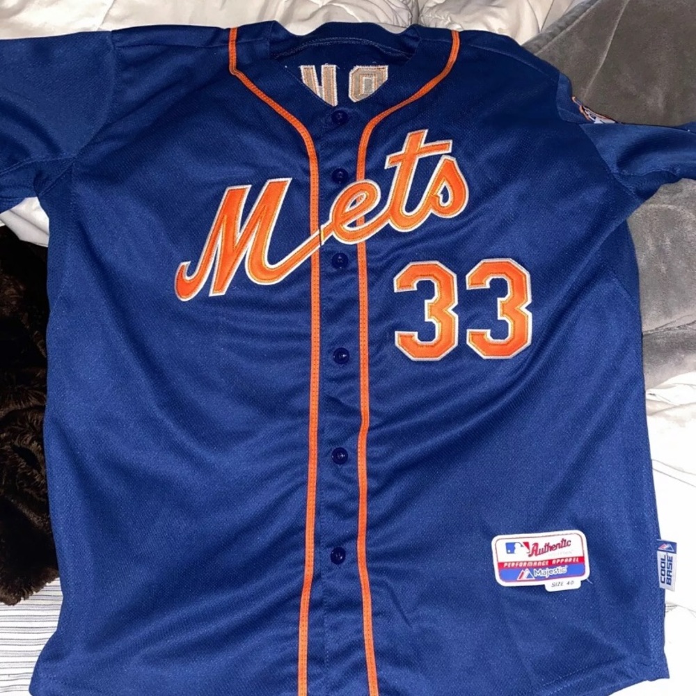 Mets Harvey Jersey #33 Majestic Apparel Size 40